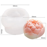 3D Blooming Lotus Flower Candle Handmade Mould HM0059
